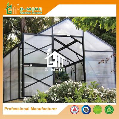 Китай поликарбоната цвета 10mm 406x306x244cm хобби Growhouse черного толщиного алюминиевое продается