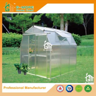 China 6'x6'x6.7'FT Silver Color Easy DIY Barn Style Garden Greenhouse for sale