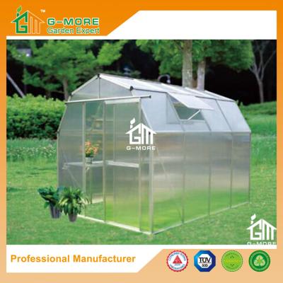 China 8'x6'x6.7'FT Silver Color Easy DIY Barn Style Garden Greenhouse for sale