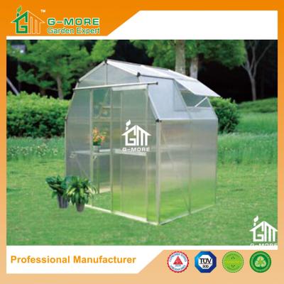 China 4'x6'x6.7'FT Silver Color Easy DIY Barn Style Garden Greenhouse for sale