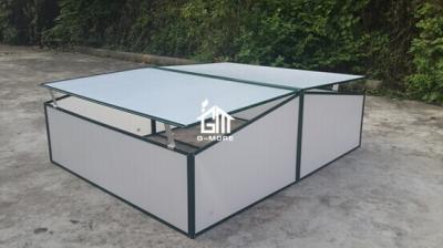 China 100 x 120 x 40cm Green Color Cold Frame Series Aluminum Greenhouse for sale