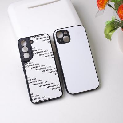 China Prosub 3D TPU+PC Shockproof Sublimation Phone Cases Coated Sublimation Case 2 in 1 Hard Blank Mobile Cover for Iphone 14 13 12 pro Max for sale