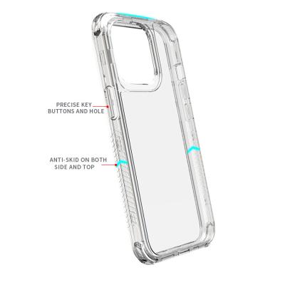 China Shockproof For Iphone 14 Case Factory Price Crystal Clear PC TPU Transparent Phone Case Back Cover For iPhone 11 12 13 14 pro max for sale