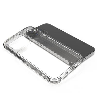 China Shockproof For iPhone 12 Pro Max Clear 2 Dropproof Case Anti Knock In 1Soft Silicone Cell Phone Case Cover For iPhone14 13 12 11 Xs Max for sale