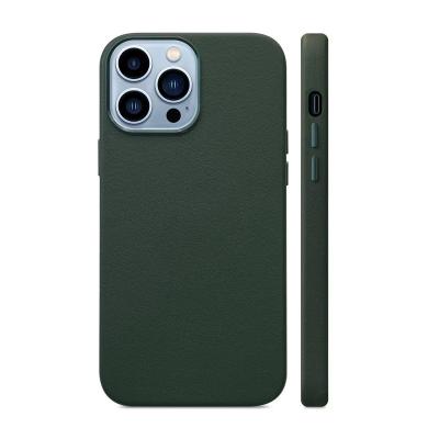 China New Arrivals 2023 Magnetic Leather Case Shockproof Protective Back Mobile Phone Cover For iphone 12 13 14 For Magsafe for sale