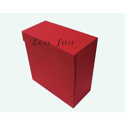 China Handmade Recycled Paper Ledger Shaped Gift Box Cardboard Paper Kraft Paper Gift Box for sale