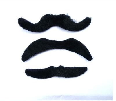 China Party Suppies Self Adhesive Funny Party Synthetic Artificial Beard Mustache for sale