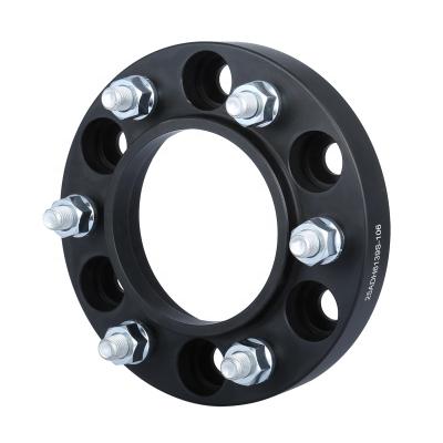 China Toyota Land Cruiser Prado PCD6x139.7 CB106.1 25MM Overbearing Quality 6061-T6 Forged Black Wheel Spacer Wheel Adapter For Toyota Off-Road Vehicle for sale