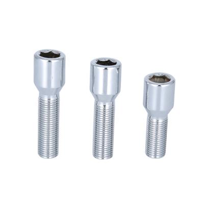 China Steel Chrome Car Wheels Bolts Lock 14x1.50 for sale