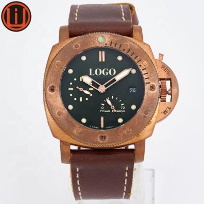 China Automatic Date Noob Watch P9002 Movement 47mm Luxury Luminous Bronze Case PAM00507 PAM Watch for sale