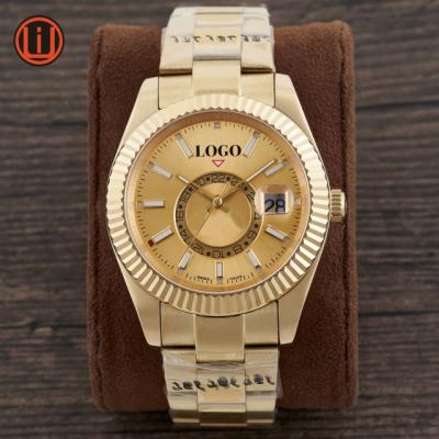 China 2813 Quality 3A Date Watch Yellow Gold Full 326935 Automatic Movement Waterproof Function Sports Watch for sale