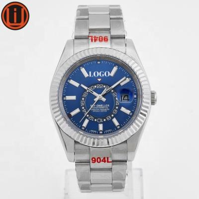 China Automatic Date Men Watch Steel Mechanical Wrist 3A Quality 904L Sky Dweller Full Function Watches for sale