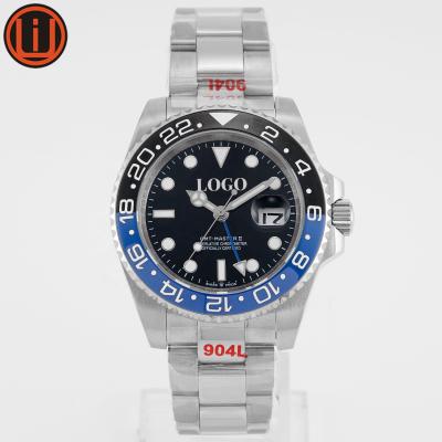 China Automatic Date Men Watch Key Wrist 3A Quality 904L Steel GMT Automatic Mechanical Watches for sale