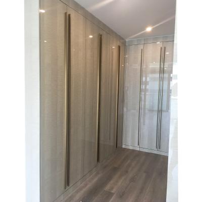 China Convertible High Gloss Glossy PET Membrane End In Wardrobe for sale