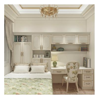 China Customized White European Style Solid Wood Bedroom Furniture Storage Tatami Convertible Bed For Princess Room for sale