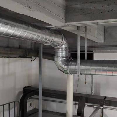 China industrial wholesale galvanized steel spiral duct/spiral copper pipe air duct price/ for sale