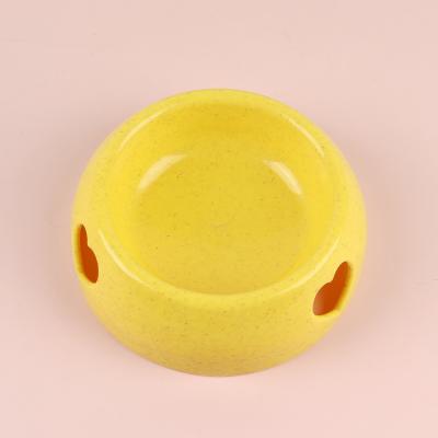 China Eco-friendly Plastic Luxury Single Round Non-Pet Bowl Cat Bowl Pet Love SPT Feeding Bowl Automatic Slip for sale