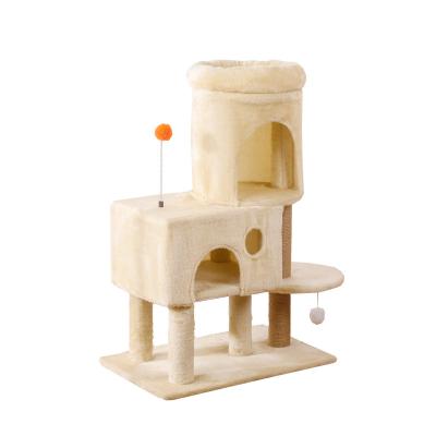 China SPT viable Cat Tree Interesting Wholesale Luxury Wooden Cat Tree with Cat Scratching for sale