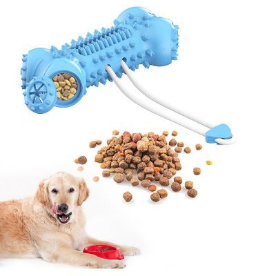 China Sustainable SPT Pet Chew Toys And Durable Accessories TPR Pet Toothbrush Toy For Dog for sale