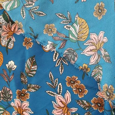 China 2022 Hot Sale Anti-static High Quality 100Polyester High Elastic Thin Chiffon Fabric For Blouses for sale