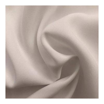 China Anti-static white poly spandex wool peach twill fabric ready for sublimation print/135GSM polyester stretch wool peach twill for sublimation for sale