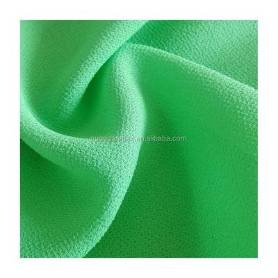 China China Textile Factory Anti-static Woven Polyester Stretch Bubble Pleat Chiffon Fabric For Women Dress for sale