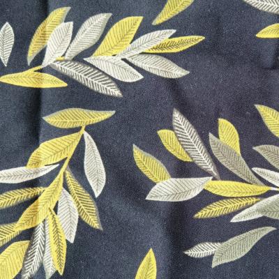 China 2022 Hot Sale 100%Polyester Anti-Static Satin Back Crepe Face Screen Printing Stock Fabric For Dress for sale