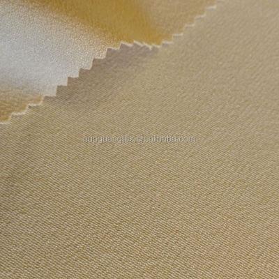 China 250gsm 94%polyester 6%spandex twill twill anti-static crepe elastane back face fabric for coat for sale