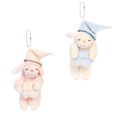 China Cotton OEM/ODM Plush Toy Animal Sheep Key Chain for sale