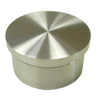 China Construction SS304 Sphere Stainless Steel Tube End Caps/Stainless Steel Pipe End Caps/Curved Head End Cap With Hole for sale