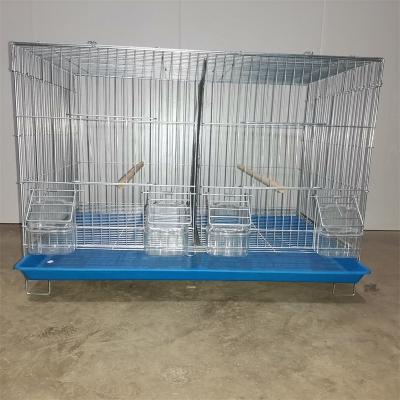 China Wholesale Adjustable Manufacturer Primary Color Pet Two Person Room Bird Cage Breathable, Easy To Clean, Easy To Disassemble, With Divider for sale