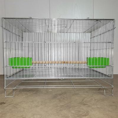 China Breathable manufacturer sells complete accessories at low prices, galvanized pet bird cage, parrot cage and single cage for sale