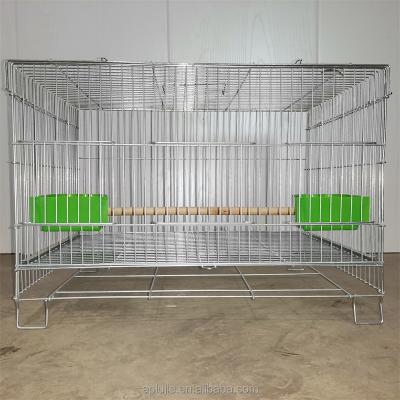 China Large Non Cheap Folding Breathable Easy To Clean Easy To Carry Pet Bird Housing Cage For Parrot for sale