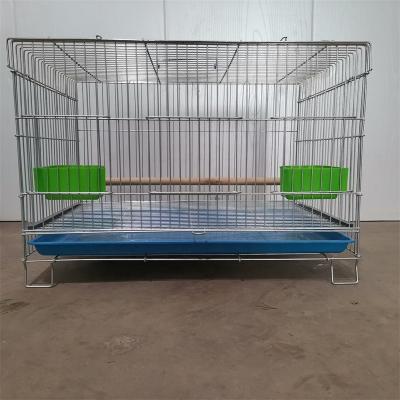 China Manufacturer's Non Folding Durable, Easy To Clean And Easy To Carry Pet Bird Housing Single Cage For Parrot for sale