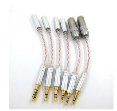 China 2.5mm Balance Audio Cable Hi-Fi Male To 3.5mm Earphone Conversion Cable 4.4mm Female / Line Adapter for sale