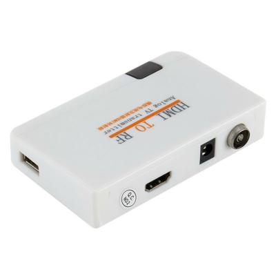 China HDMI To RF Coaxial Converter Box For Old TV Convert HDMI To Coaxial Analog Signal With Support Zoom / Remote Control Function for sale