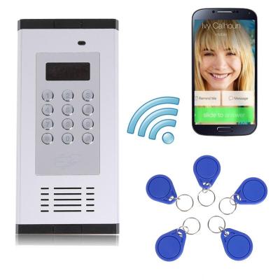 China Touch Screen GSM 3G Apartment Intercom Access Control System for sale