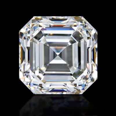 China Jewelry Decoration Diamond 1ct 2ct 3ct D Color VS Clarity HPHT Synthetic CVD Asscher Cut Lab Grown Diamond for sale