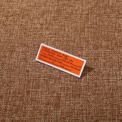 China Viable Sale Customized Fabric Label Logo, You Can Start Operating Your Own Clothing Brand for sale