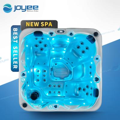 China Wholesale Price 4 People Small Whirlpool Bathtub Modern Outdoor Massage Spa JOYEE Hot Tub Outside Bathtub for sale