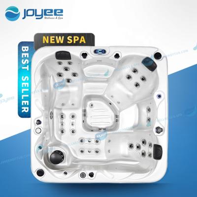 China JOYEE Spa 4 Places Balboa People Spa Jacuzzi Function Whirlpool Hot Tub Spa Bathtub Modern Outdoor Acrylic Massage Soaking Tub for sale