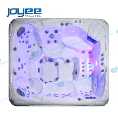 China JOYEE 2021 Modern Extra Large Relaxing Walk In Hot Tub 7 Person Outdoor Hot Tub 7 Person Massage Whirlpool Spa Outdoor Spa Bath for sale