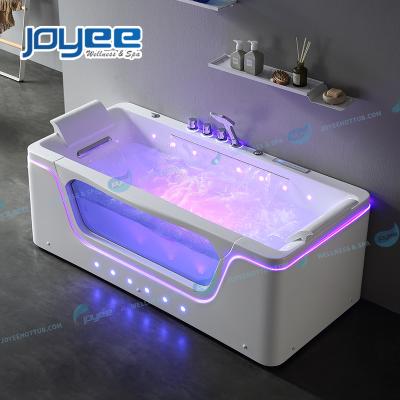 China Double Side Skirt (Left Skirt) JOYEE 2 Deep Soaking Teen Sided Skirt Acrylic Corner Bathroom Massage Bathtub Whirlpool Bath Spa for sale