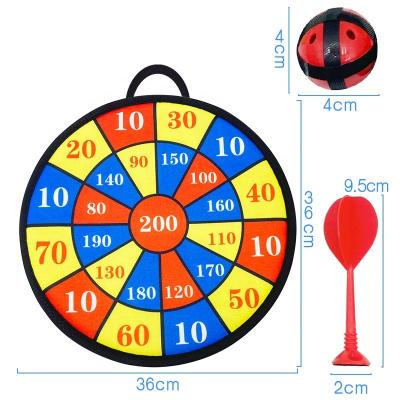 China Multiple sizes PE Plastic dart kids portable large dart board stands for outdoor sport game inflatable dart board for sale