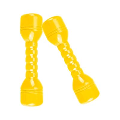 China Home Use Various Colors Plastic Toy Dumbbell Kids Sound Dumbbells Home Exercise for Ladies Kids Arm Hand Indoor Sports Toy for sale