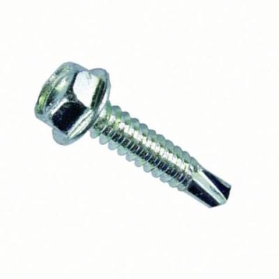 China Pan Low Price Din7504 Hex Washer Head Galvanized Self Drilling Screw for sale