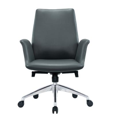 China Boss Chair Ergonomic PU Swivel Office Chair Executive Office Leather Rotating Chair For Sale for sale