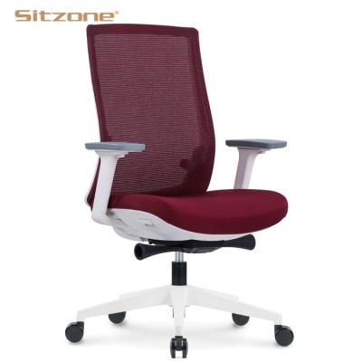 China Hot Selling Adjustable Ergonomic Furniture Swivel Comfortable Personal Computer Desk Chair (Height) for sale