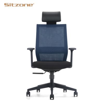 China Adjustable (Height) Executive Office Chair Ergonomic Slide Seat Ergonomic Mesh Chair for sale