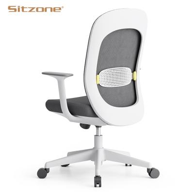 China Adjustable Modern Swivel (Height) Adjustable Back Ergonomic Office Chairs Head Executive Comfortable Office Chair Sedia Ufficio for sale